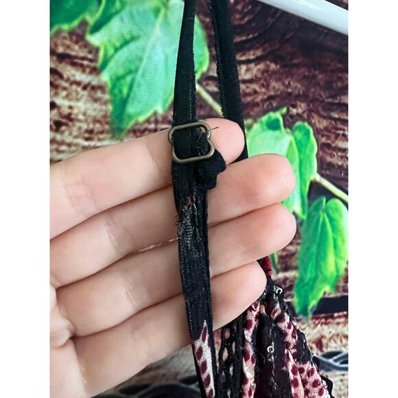 Anthropologie Bhanuni by Jyoti Tiered Layer Maxi Dress Mixed Print Embellish 10 - Picture 11 of 12